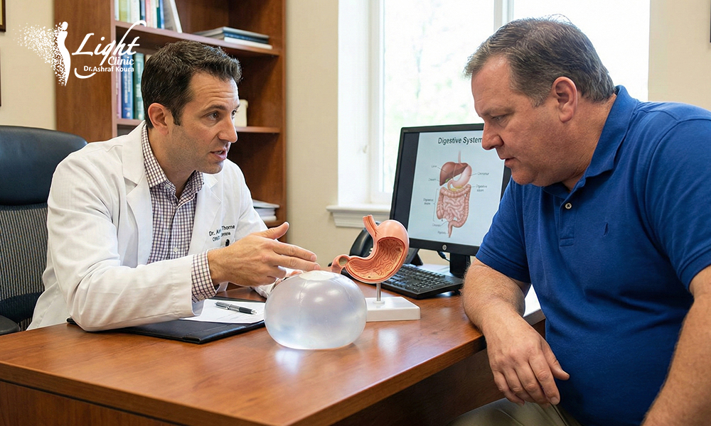 كيف يتم تركيب بالون المعدة؟ وكم مدة بقاء بالون المعدة؟ 1 كيف يتم تركيب بالون المعدة؟