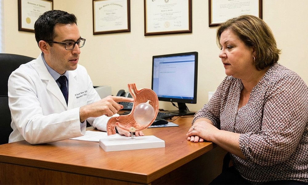 نسبة نجاح بالون المعدة