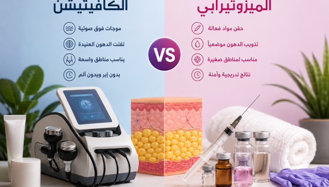 الفرق بين الميزوثيرابي والكافيتيشن